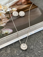 Ovalis Diamond Set Necklace