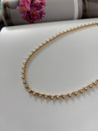Diamond Choker Necklace Gold - Lys
