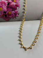 Diamond Choker Necklace Gold - Lys