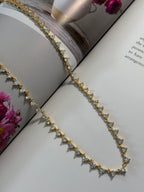 Diamond Choker Necklace Gold - Lys