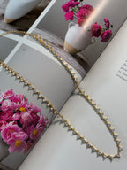 Diamond Choker Necklace Gold - Lys