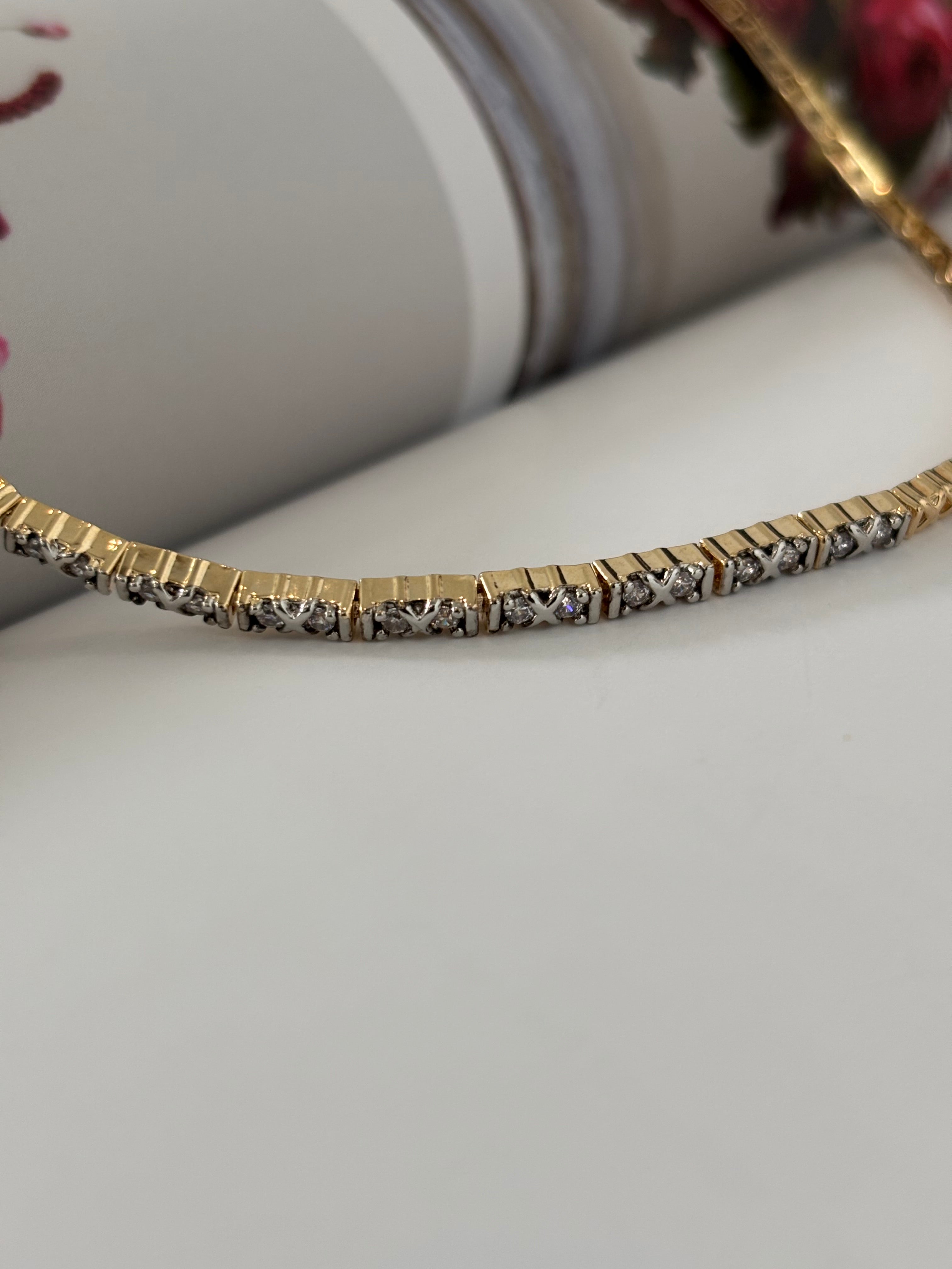 X-Gold Choker Necklace- Élise