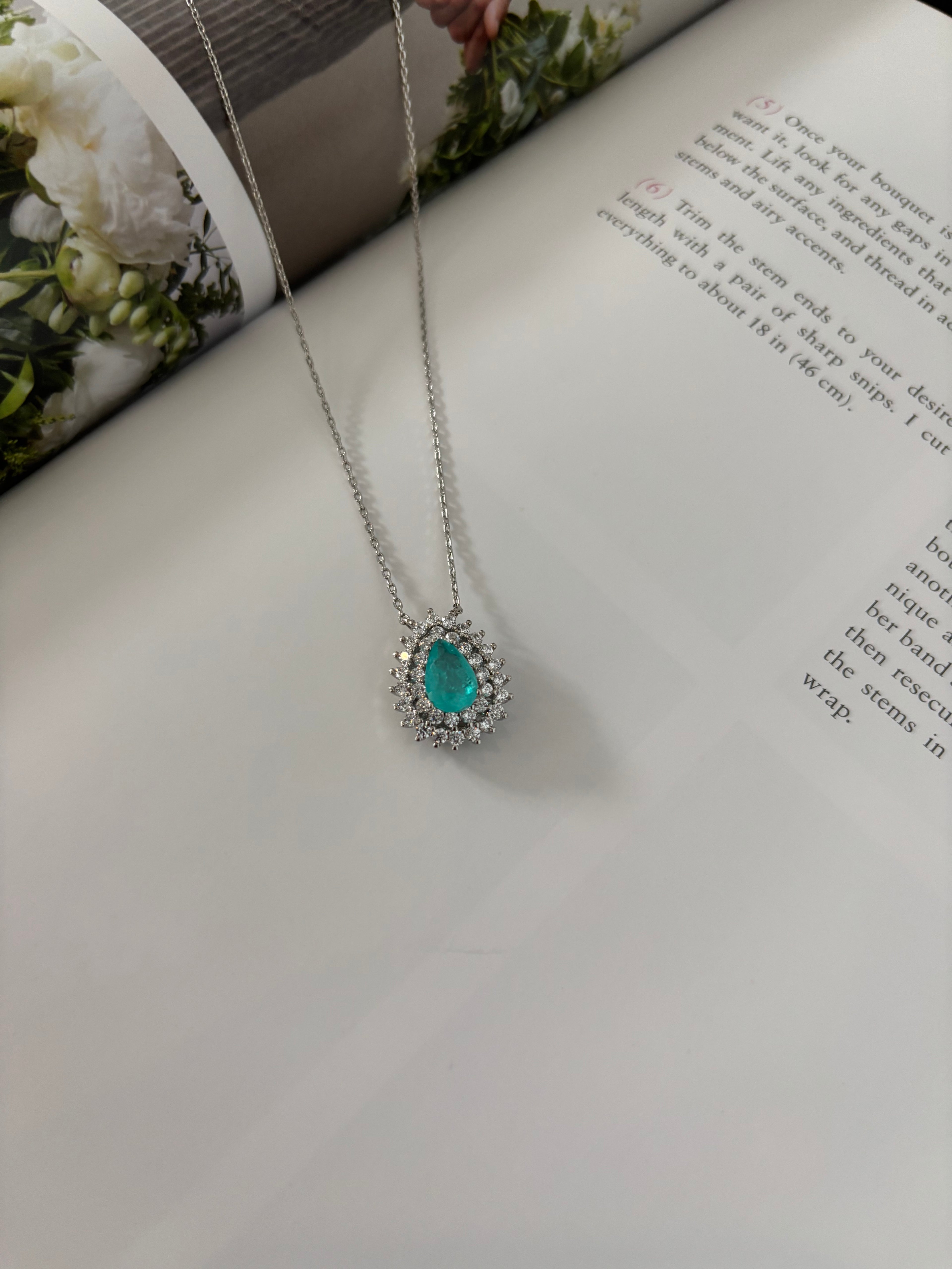 Turmaline Drop Necklace - Bella