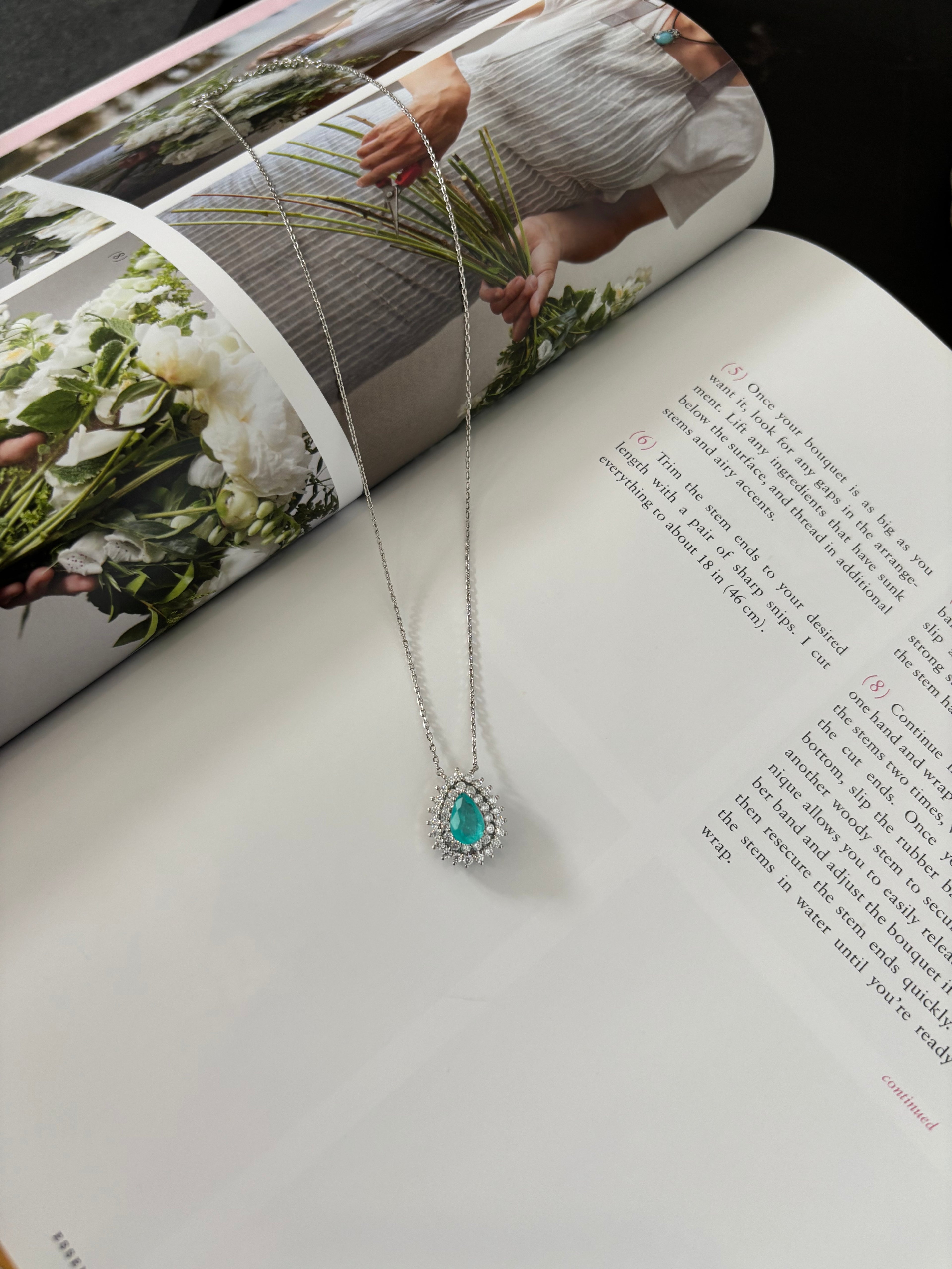 Turmaline Drop Necklace - Bella