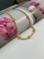 Choker Necklace Diamond Zircon Gold - Alira