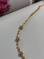 Choker Necklace Diamond Zircon Gold - Alira