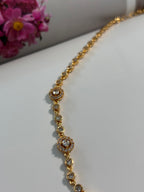 Choker Necklace Diamond Zircon Gold - Alira