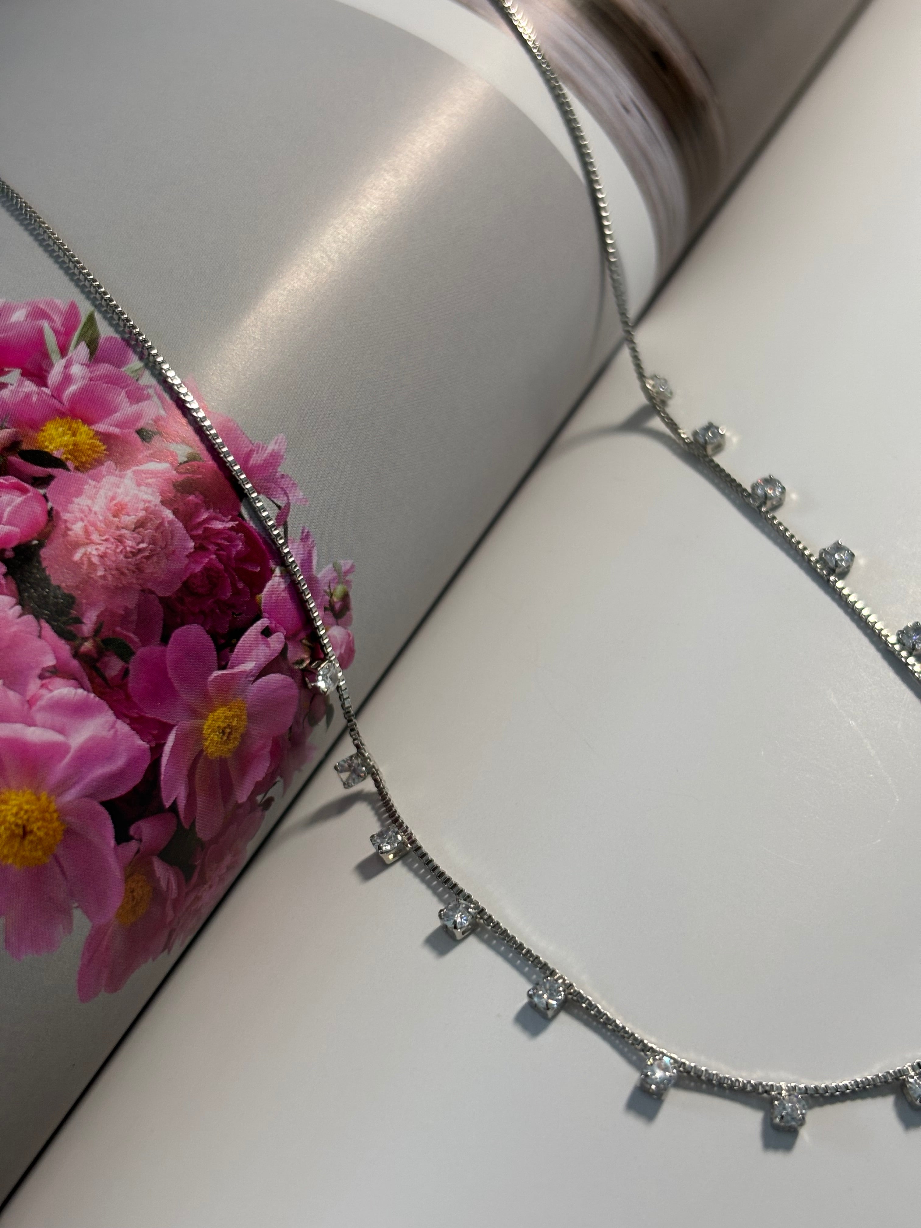 Choker Necklace Mini Diamond - Lune