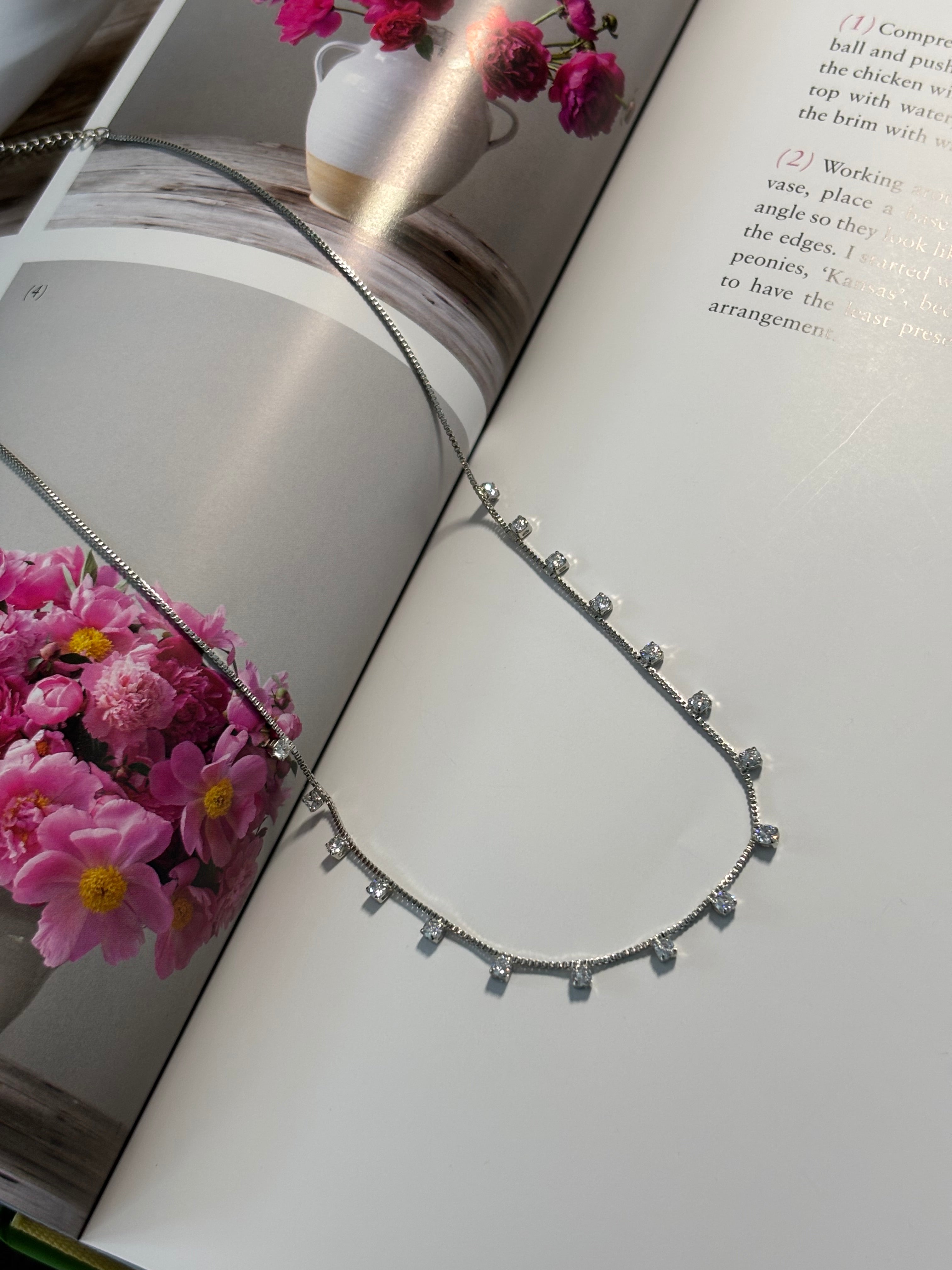 Choker Necklace Mini Diamond - Lune