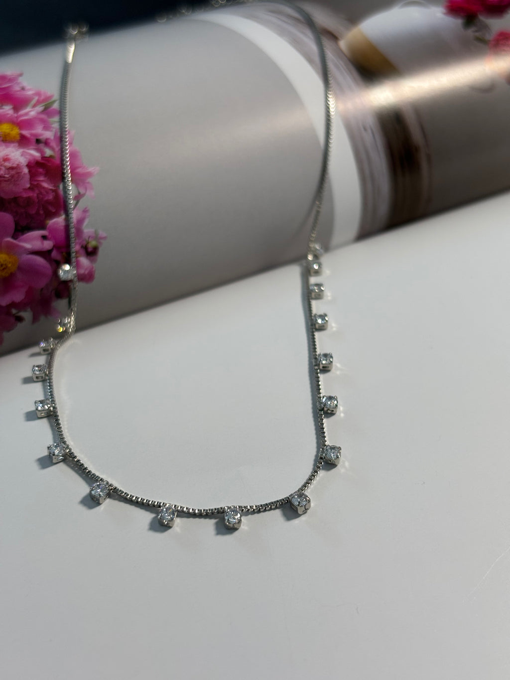 Choker Necklace Mini Diamond - Lune