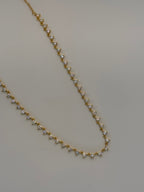 Diamond Choker Necklace Gold - Lys