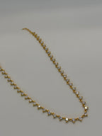Diamond Choker Necklace Gold - Lys