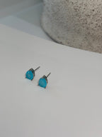 Blue Fusion Tourmaline Drop Earrings - Camellia