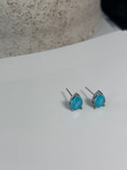 Blue Fusion Tourmaline Drop Earrings - Camellia