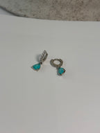 Blue Tourmaline Hoops Earring - Iris