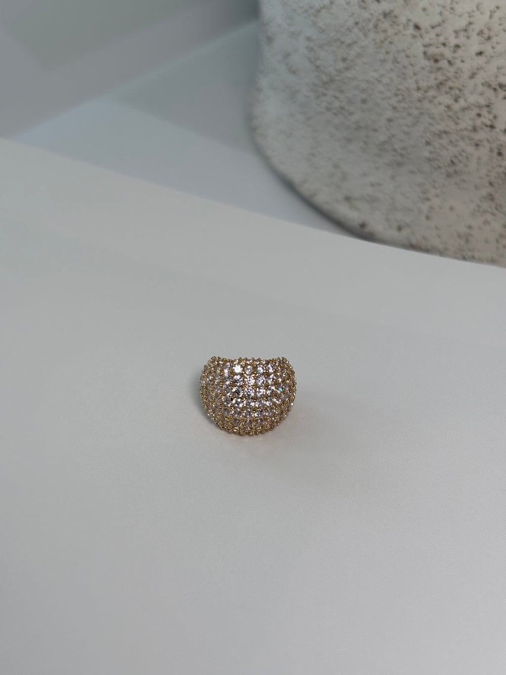 Adjustable Diamond Zirconia Piercing Gold - Noar