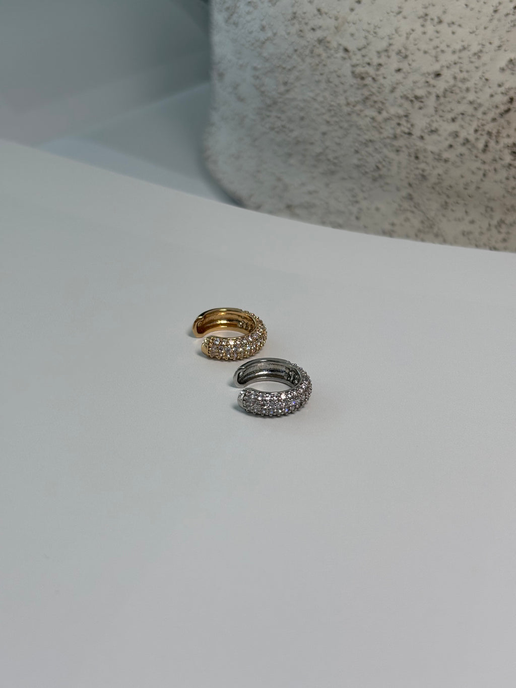 Adjustable Zirconia Diamond Piercing Gold - Amelie