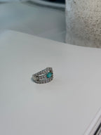 Adjustable Blue Tourmaline Ring - Celeste