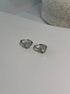 Adjustable Heart Diamond Ring - Rosalie