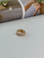 Adjustable Zirconia Diamond Piercing Gold - Amelie