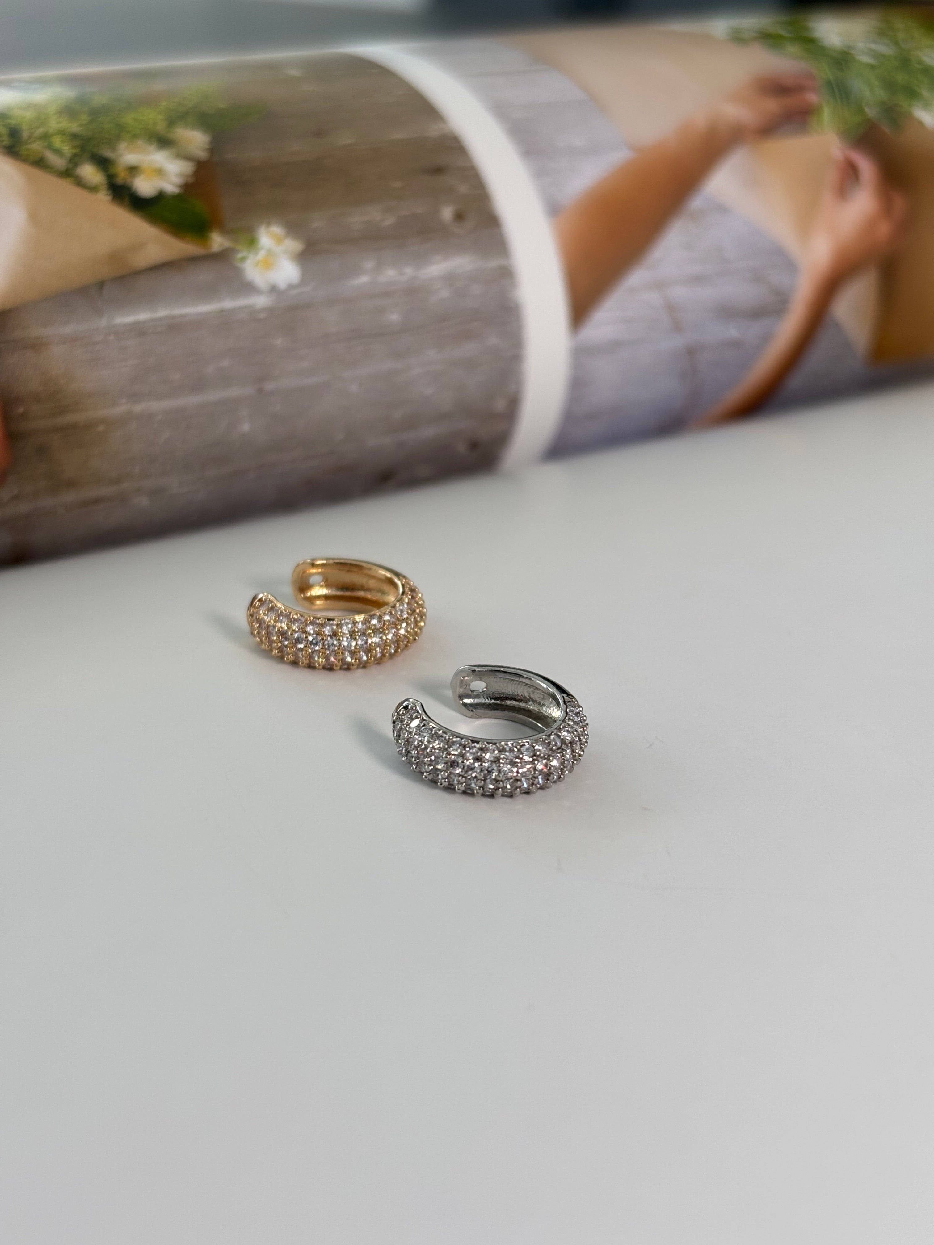 Adjustable Zirconia Diamond Piercing - Amelie